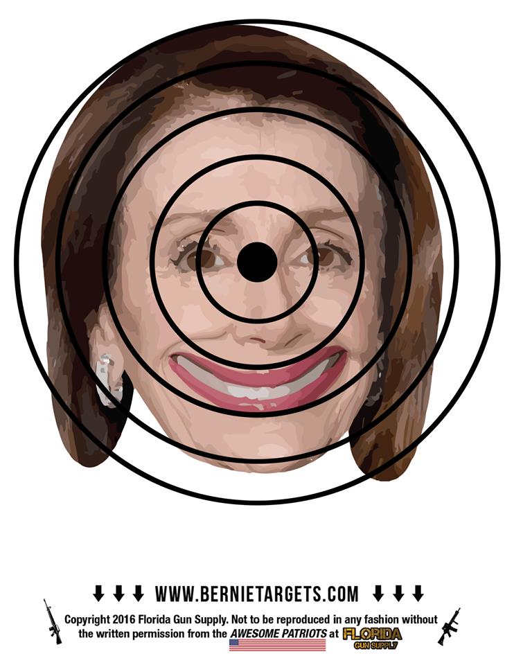 Nancy Pelosi Shooting Target