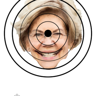 Politically incorrect Elizabeth Warren shooting targets for sale